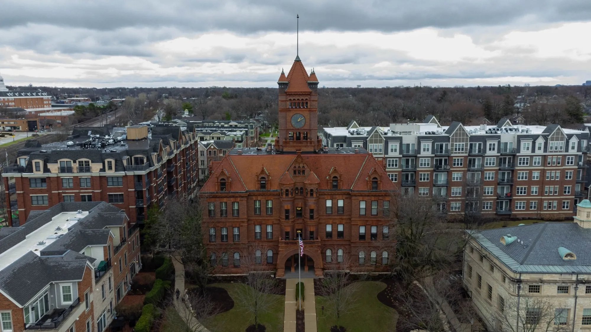 The old DuPage County Courthouse